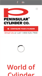Mobile Screenshot of peninsularcylinders.com